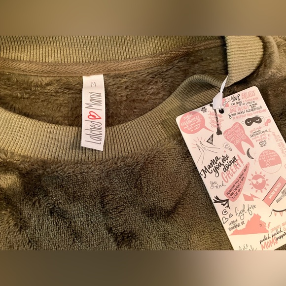 Latched Mama Velour Sweatshirt - Medium - Picture 2 of 2